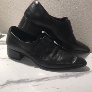 Zara monk strap dress shoes black